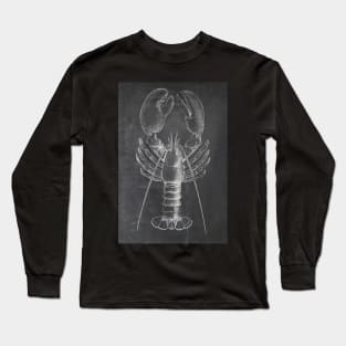 Lobster Chalkboard Long Sleeve T-Shirt